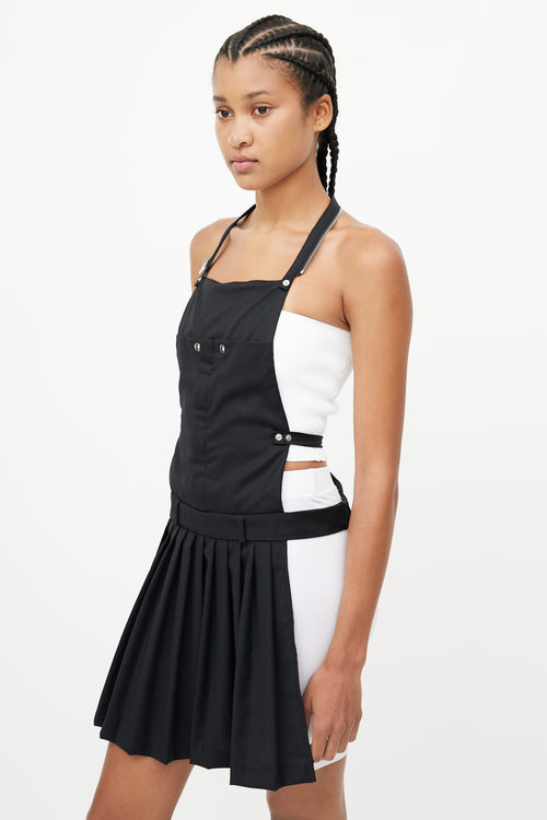 Hood By Air Black Pleated Apron