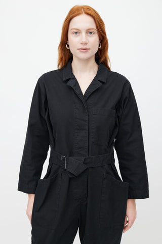 Horses Atelier Black Belted Field Jumpsuit