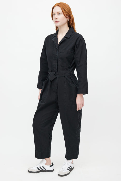 Horses Atelier Black Belted Field Jumpsuit