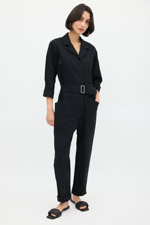 Horses Atelier Black Belted Field Jumpsuit