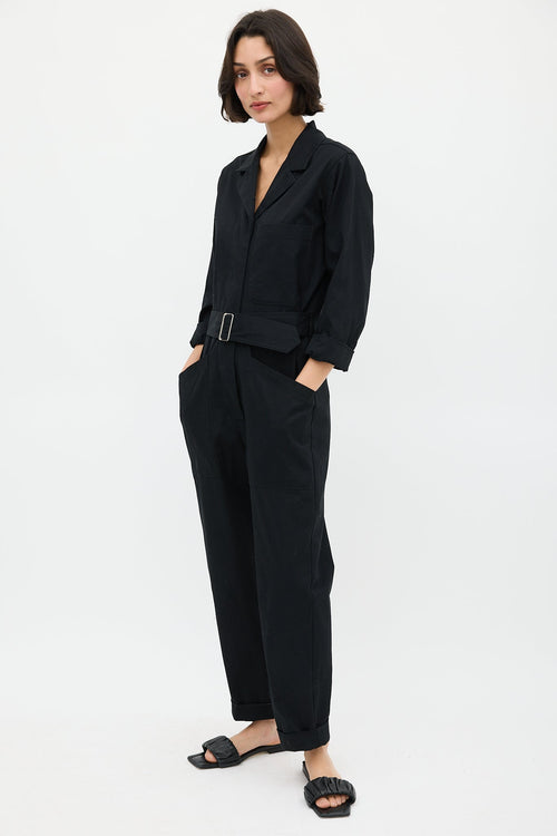 Horses Atelier Black Belted Field Jumpsuit