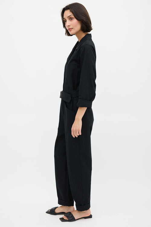 Horses Atelier Black Belted Field Jumpsuit