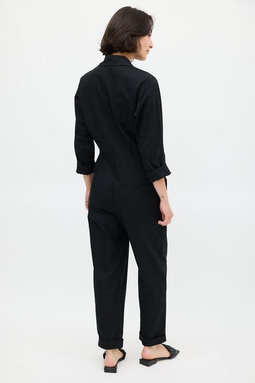 Horses Atelier Black Belted Field Jumpsuit