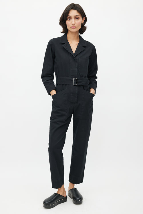 Horses Atelier Black Belted Field Jumpsuit