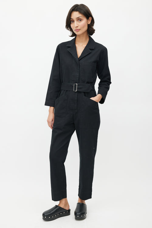 Horses Atelier Black Belted Field Jumpsuit