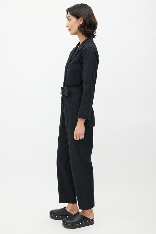 Horses Atelier Black Belted Field Jumpsuit