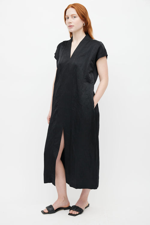 Horses Atelier Black Smoking Long Dress