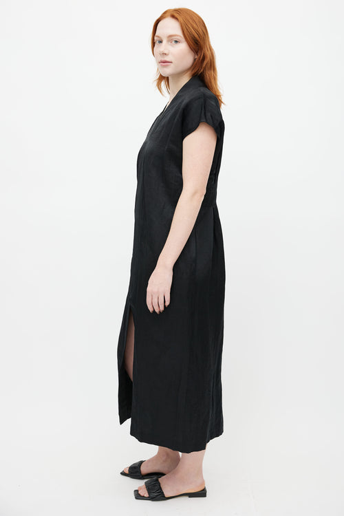 Horses Atelier Black Smoking Long Dress