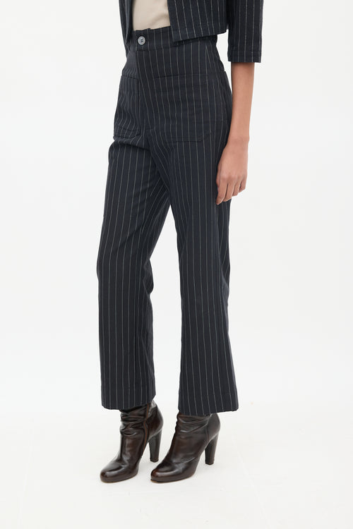 Horses Atelier Black 
White Pinstripe Co-Ord Set