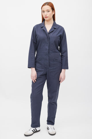 Horses Atelier Navy Three Pocket Jumpsuit