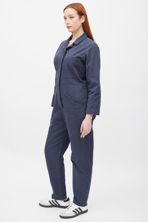 Horses Atelier Navy Three Pocket Jumpsuit