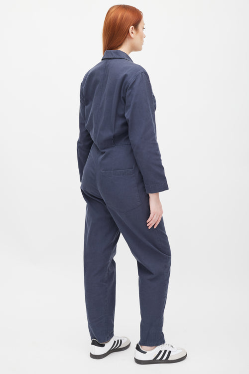 Horses Atelier Navy Three Pocket Jumpsuit