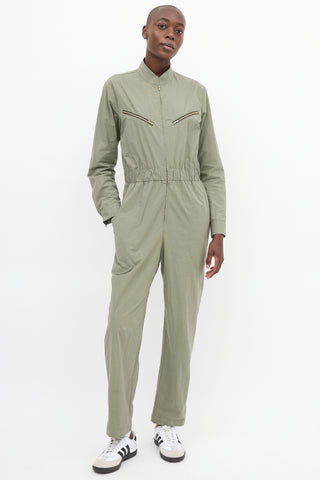 Horses Atelier Sage Green Zip Jumpsuit