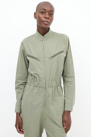 Horses Atelier Sage Green Zip Jumpsuit