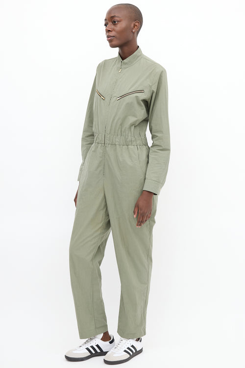 Horses Atelier Sage Green Zip Jumpsuit