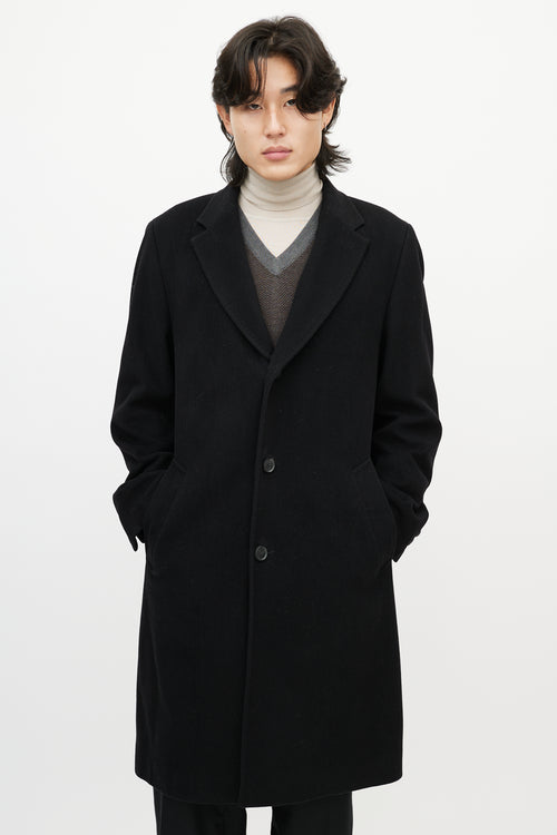 Hugo Boss Black Cashmere Mid Length Coat