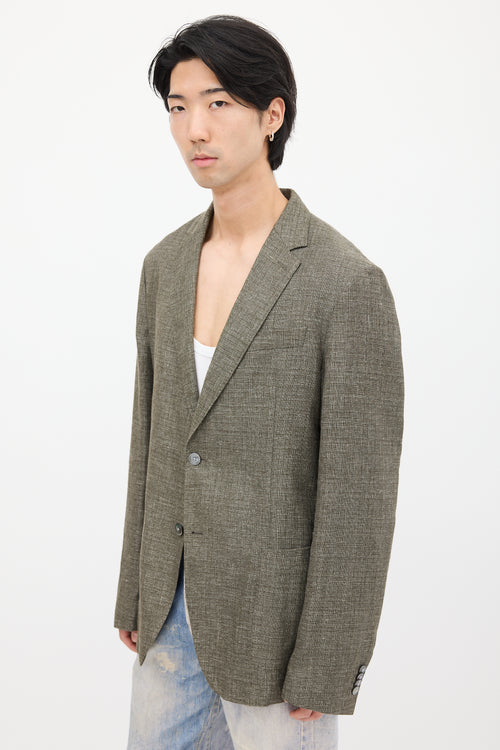 Hugo Boss Grey Linen Blazer