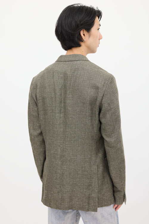 Hugo Boss Grey Linen Blazer