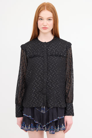 Isabel Marant Dot Sheer Shirt