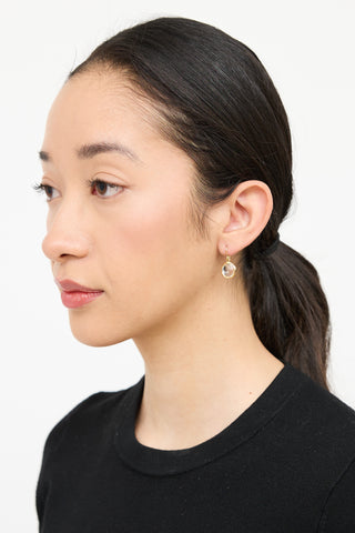 Ippolita 18K Gold 
Rock Crystal Earrings