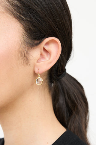 Ippolita 18K Gold 
Rock Crystal Earrings