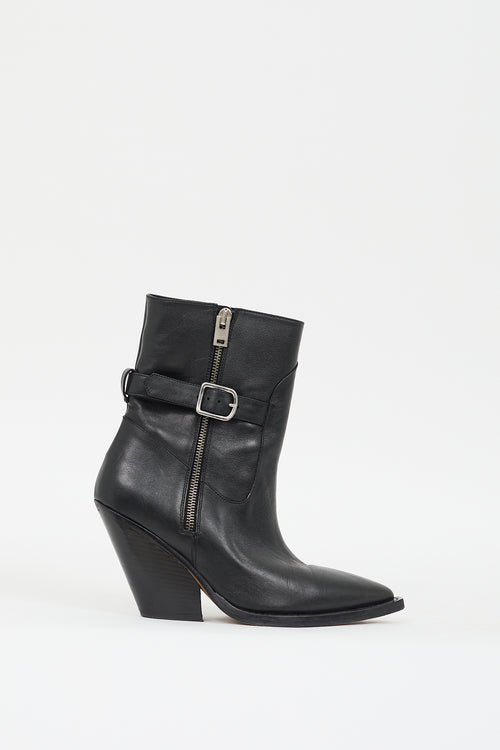 Iro Black Leather Cotopa Boot