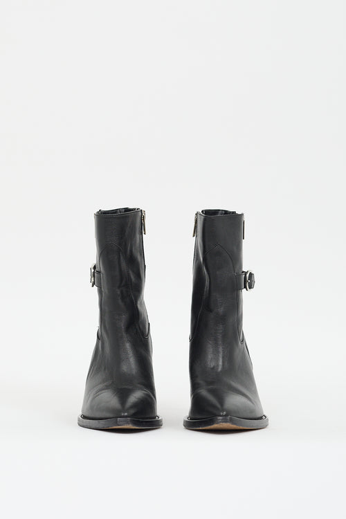 Iro Black Leather Cotopa Boot