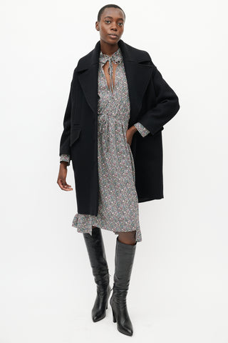 Iro Black Wool Coat