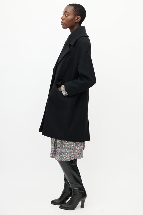 Iro Black Wool Coat