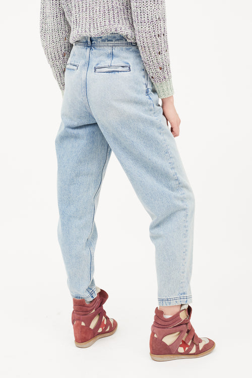 Iro Light Wash Joppo High Rise Jeans