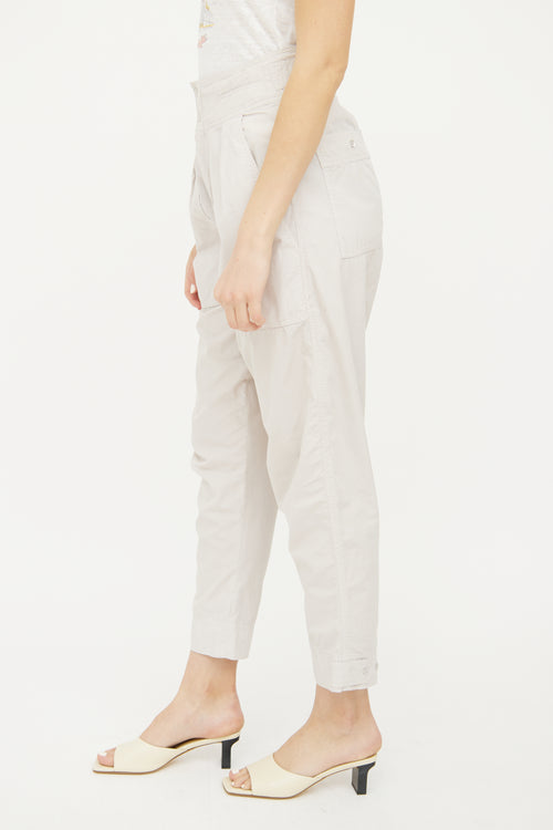 Isabel Marant Étoile Beige Tapered Pant