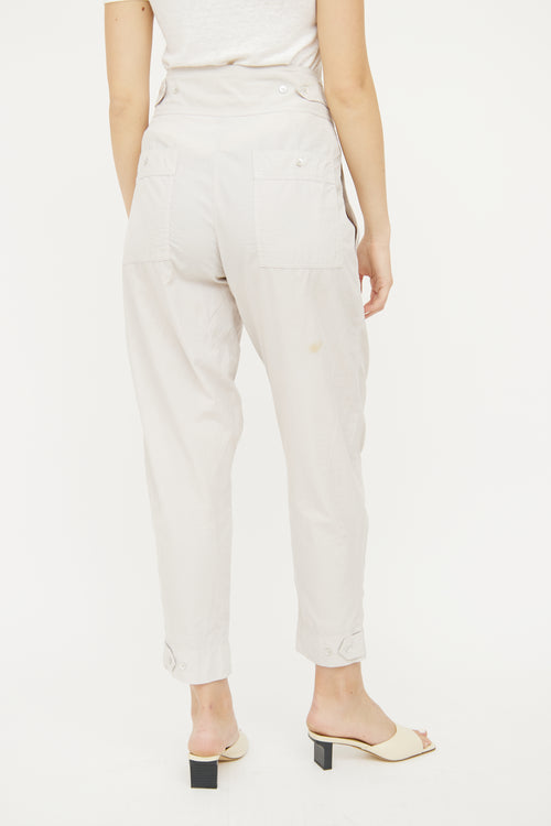 Isabel Marant Étoile Beige Tapered Pant