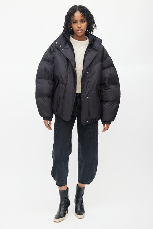 Isabel Marant Black Nylon Fimo Puffer Jacket