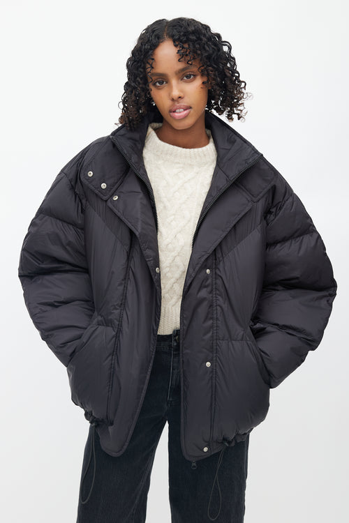 Isabel Marant Black Nylon Fimo Puffer Jacket