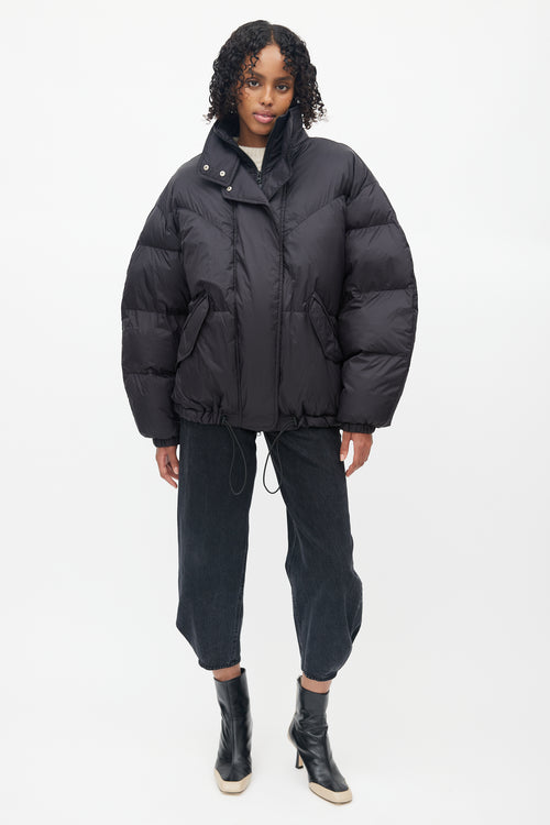 Isabel Marant Black Nylon Fimo Puffer Jacket