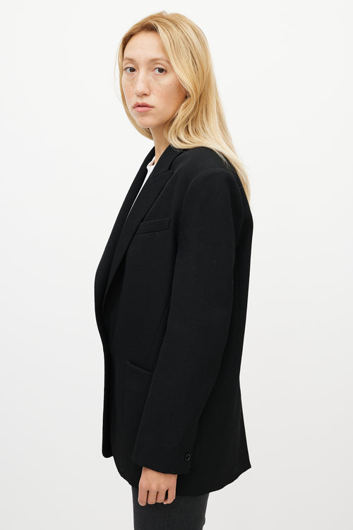 Isabel Marant Black Wool Patch Pocket Blazer