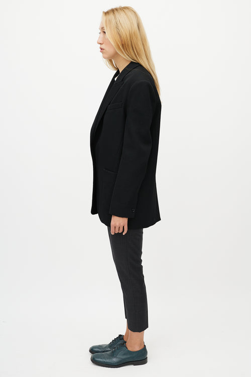 Isabel Marant Black Wool Patch Pocket Blazer