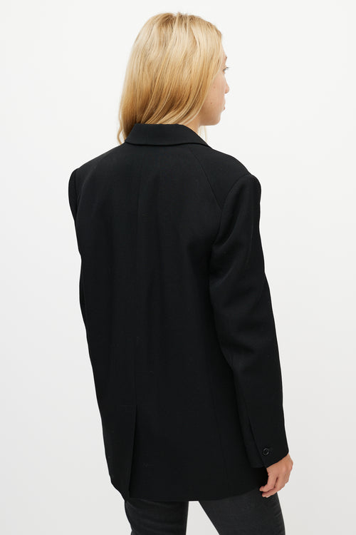 Isabel Marant Black Wool Patch Pocket Blazer