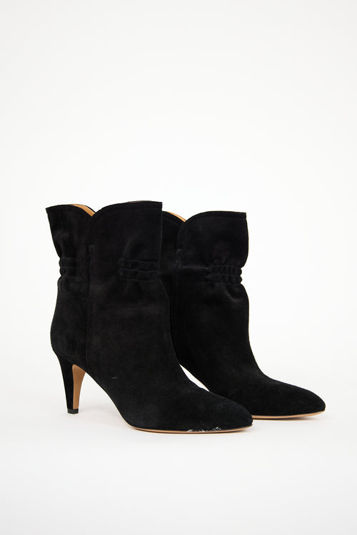 Isabel Marant Black Suede Dedie Boot