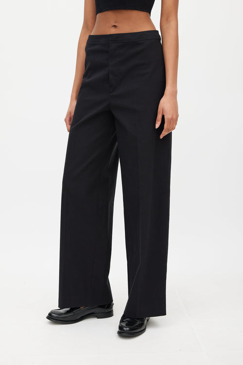 Isabel Marant Black Wide Leg Steve Trouser