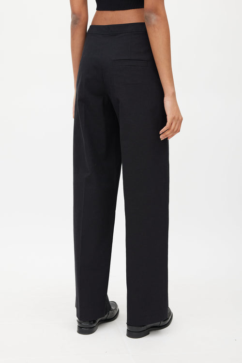 Isabel Marant Black Wide Leg Steve Trouser