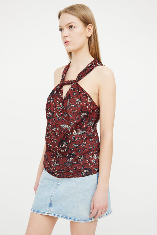 Isabel Marant Étoile Brown Patterned Top