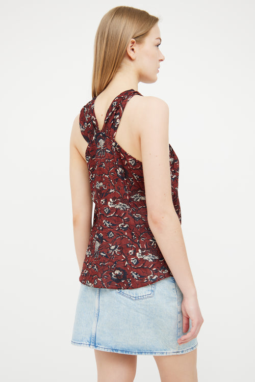 Isabel Marant Étoile Brown Patterned Top