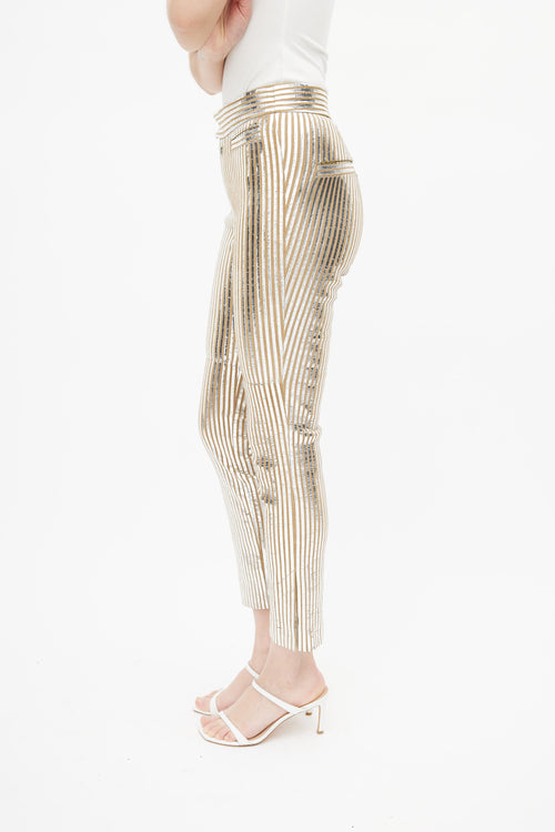 Isabel Marant Brown 
Silver Stripe Trouser