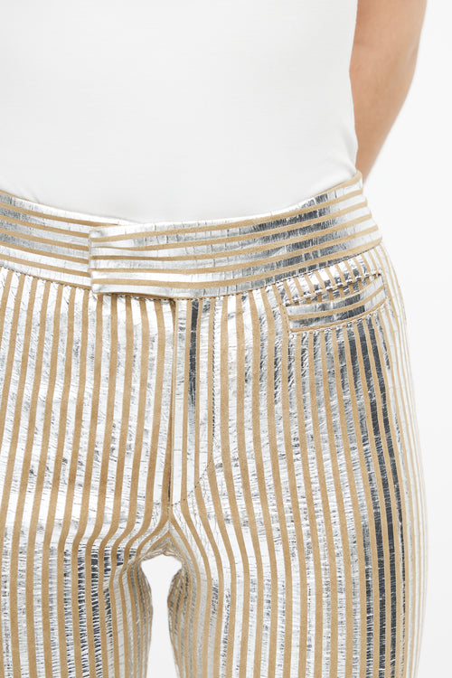 Isabel Marant Brown 
Silver Stripe Trouser