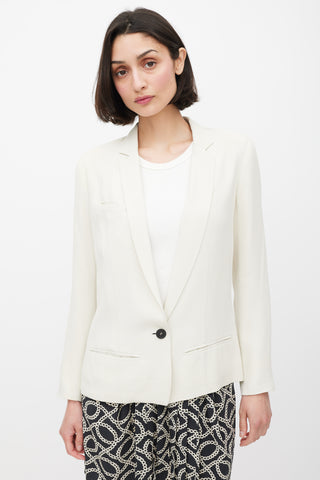 Isabel Marant Cream Three Pocket Blazer