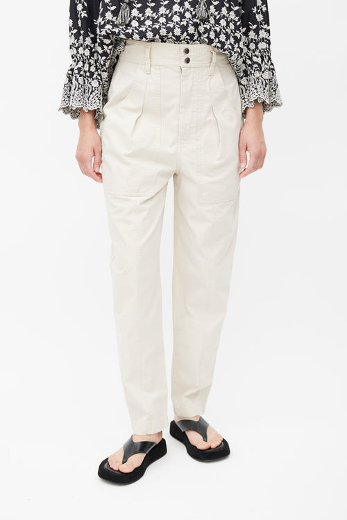 Isabel Marant Étoile Beige Balloon Leg Pant