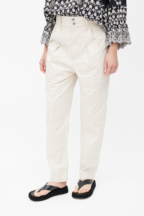 Isabel Marant Étoile Beige Balloon Leg Pant