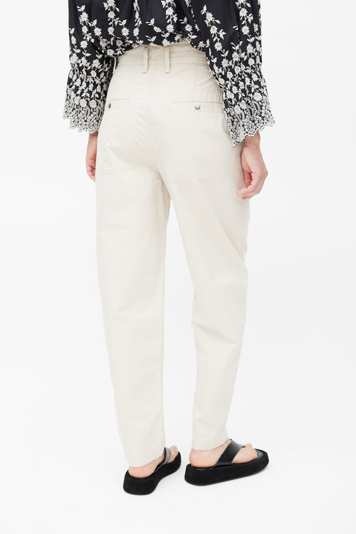 Isabel Marant Étoile Beige Balloon Leg Pant