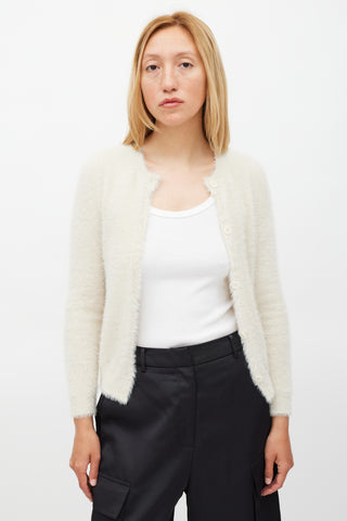 Isabel Marant Étoile Beige Fuzzy Olena Cardigan